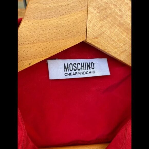 Moschino cheap and chic silk blouse size 12 - Picture 3 of 11